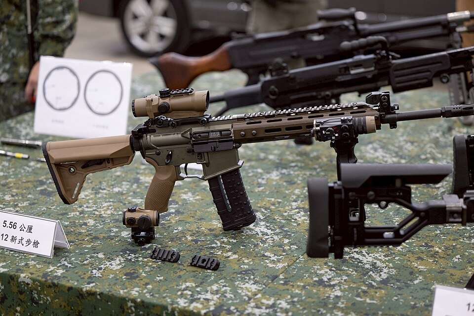 T112 assault rifle — licensed reference photograph