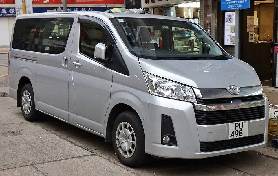 Toyota HiAce — licensed reference photograph