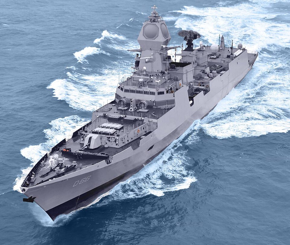 Visakhapatnam-class destroyer — licensed reference photograph